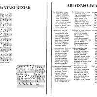 Bertsolaritza.  Bertso paperak:  Izenburua: Ariatzako jaiak