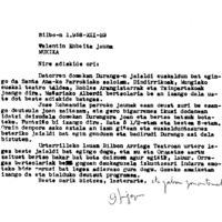 Bertsolaritza:  Durangoko jaialdi batetan parte hartzeko gonbidapena