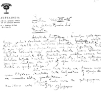 Euskaltzaindia.  Gutunak:  Irigoienen gutuna bertsolari batzuen datuen berri emanaz