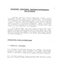 Bertsolaritza. Idazlanak.  Bapateko bertsoen transkribapenerako erizpideak: