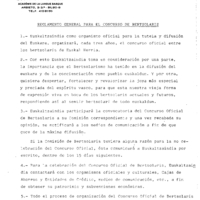 Bertsolaritza:  Bertsolari Txapelketa Nagusiaren araudia