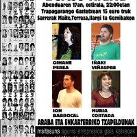 Elkartasun bertso afaria