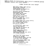 Bertsolaritza.  Bertso paperak:  Izenburua: Lehendakariaren gauilla