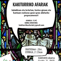 Kakiturriko afariak