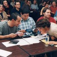 GIPUZKOAKO HERRI ARTEKO BERTSOLARI TXAPELKETA (7. 1999) -  1999-09-17 Zarautz edo 1999-10-01 Zarautz bertso-saioko argazkiak