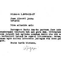 Bertsolaritza:  Durangoko jaialdi batetan parte hartzeko gonbidapena