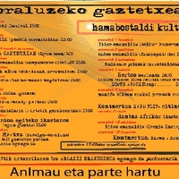 Soraluzeko gaztetxea. Hamabostaldi kulturala