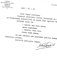 Euskaltzaindia.  Gutunak:  Zavalaren gutuna kontsulta baten inguruan