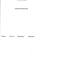 Bertsolaritza.  Euskal Herriko Bertsolari Elkartea:  Bertsolari Elkartearen estatutoen aurreproiektoa eta Irigoienen gutun bat Estatutuaren  zuzenketekin