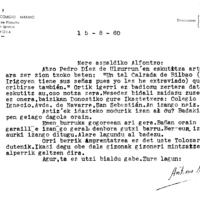 Euskaltzaindia.  Gutunak:  Zavalaren gutuna, Auspoarako harpidedunei buruz