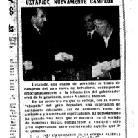 Bertsolaritza:  Izenburua : Uztapide, nuevamente campeón