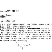 Euskaltzaindia.  Gutunak: