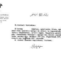 Bertsolaritza:  Bertsolariari zuzendutako gutuna