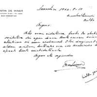 Euskaltzaindia.  Gutunak:  Bertso-paper sari batetarako oinarriak eske