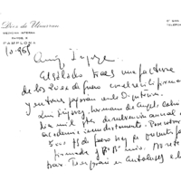 Euskaltzaindia.  Gutunak:  Ulzurrunen gutuna Elizondoko euskal-jai batetara gonbidatuz  Irigoien