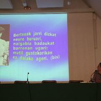 Bertsoa Unibertsitatean (1. 2014. Donostia) -  JARDUNALDIAK -