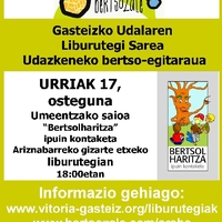 Gasteizko Udalaren Liburutegi Sarea : udazkeneko bertso-egitaraua