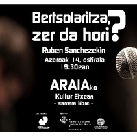 Bertsolaritza, zer da hori?