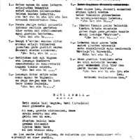 Bertsolaritza.  Bertso paperak:  Izenburua: Beti onela