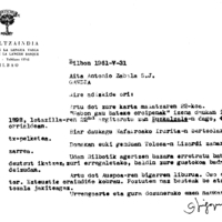 Euskaltzaindia.  Gutunak:  Irigoienen gutuna, bertsolari txapelketen berri emanaz