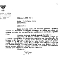 Euskaltzaindia.  Gutunak: