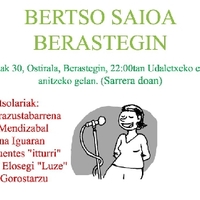 Bertso saioa Berastegin