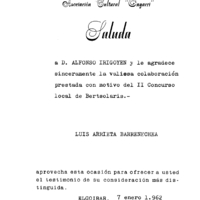 Bertsolaritza:  Elgoibarko bertso saioan egon izanagatik eskertza