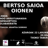 Bertso saioa Oionen