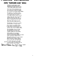 Bertsolaritza. Bertso-paper sariak.  Mendaro Txirristaka bertso-paper saria:  Izenburua:  Pildain gotzaiari