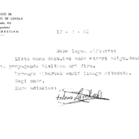 Euskaltzaindia.  Gutunak:  Zavalaren gutuna Auspoaren liburuei buruz