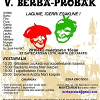 Herrien arteko V. berba proba