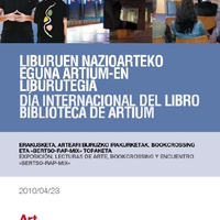 Liburuen nazioarteko eguna Artium-en liburutegia