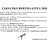 Zarauzko bertso-astea 2010