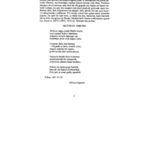 Irigoienen lanak.  Makinazko idazlanak:  Izenburua: Mattin bertsolaria