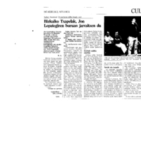 Bertsolaritza.  Bertso txapelketak: