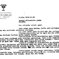 Euskaltzaindia.  Gutunak:  Aurreko gutun bati erantzunez, bertsolari batzuen helbideak bidaltzen dizkio