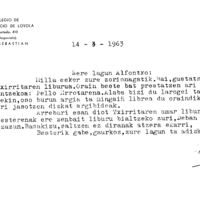 Euskaltzaindia.  Gutunak:  Zavalaren gutuna, Pello Errota bertsolariaren liburuaren gain