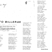 Euskaltzaindiaren sariak. Xenpelar saria:  Izenburua: Kinto billerak