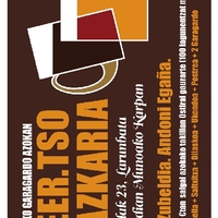 Zarauzko garagardo azokan bertso bazkaria